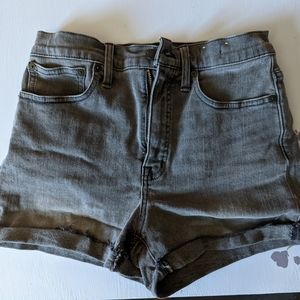 Madewell high rise shorts